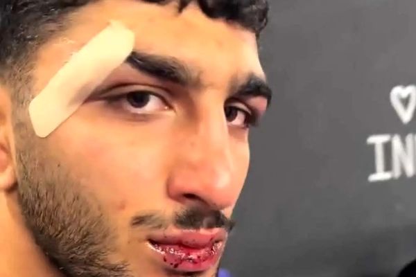 تصاویر تلخ/ وضعیت دردناک دانیال سهرابی پس از شکست برابر حریف فرانسوی