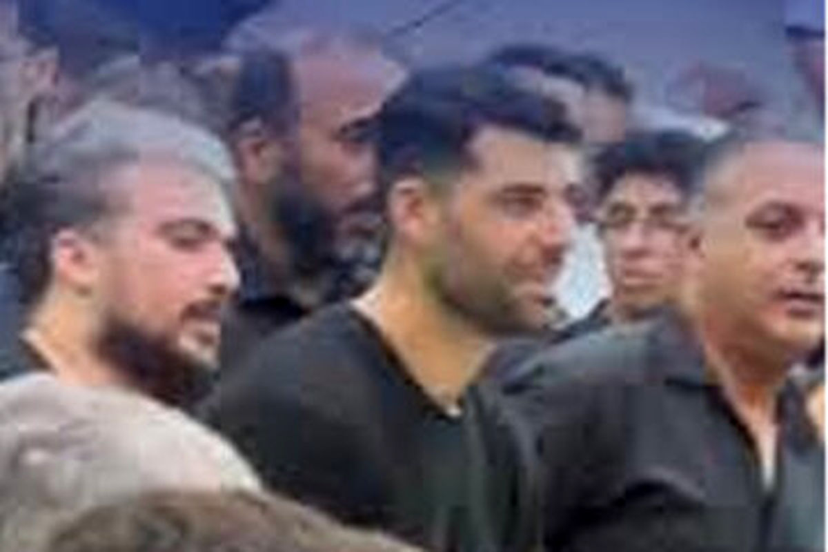 عزاداری مهدی طارمی در مراسم سینهزنی بوشهریها