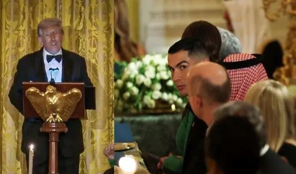 ملاقات تاریخی رونالدو و ترامپ در کاخ سفید/ واکنش ترامپ 