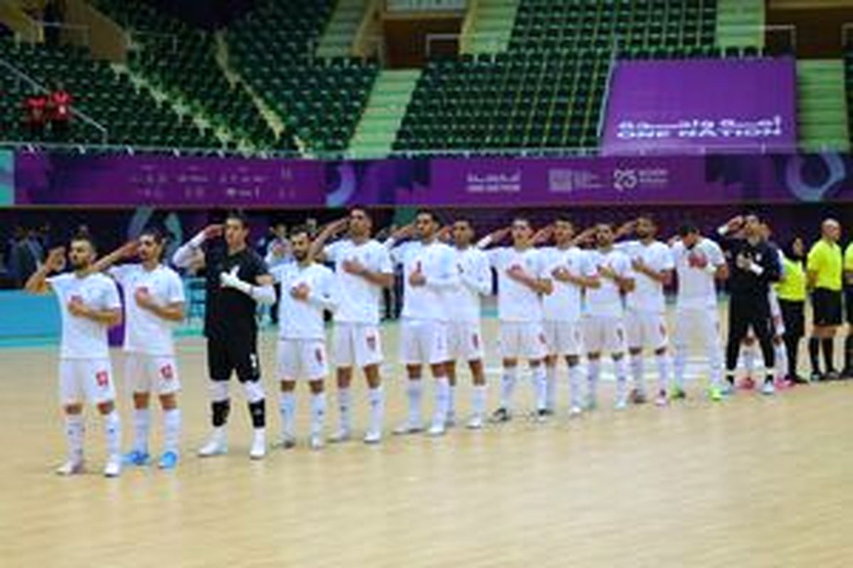 تساوی تیم ملی فوتسال ایران برابر افغانستان