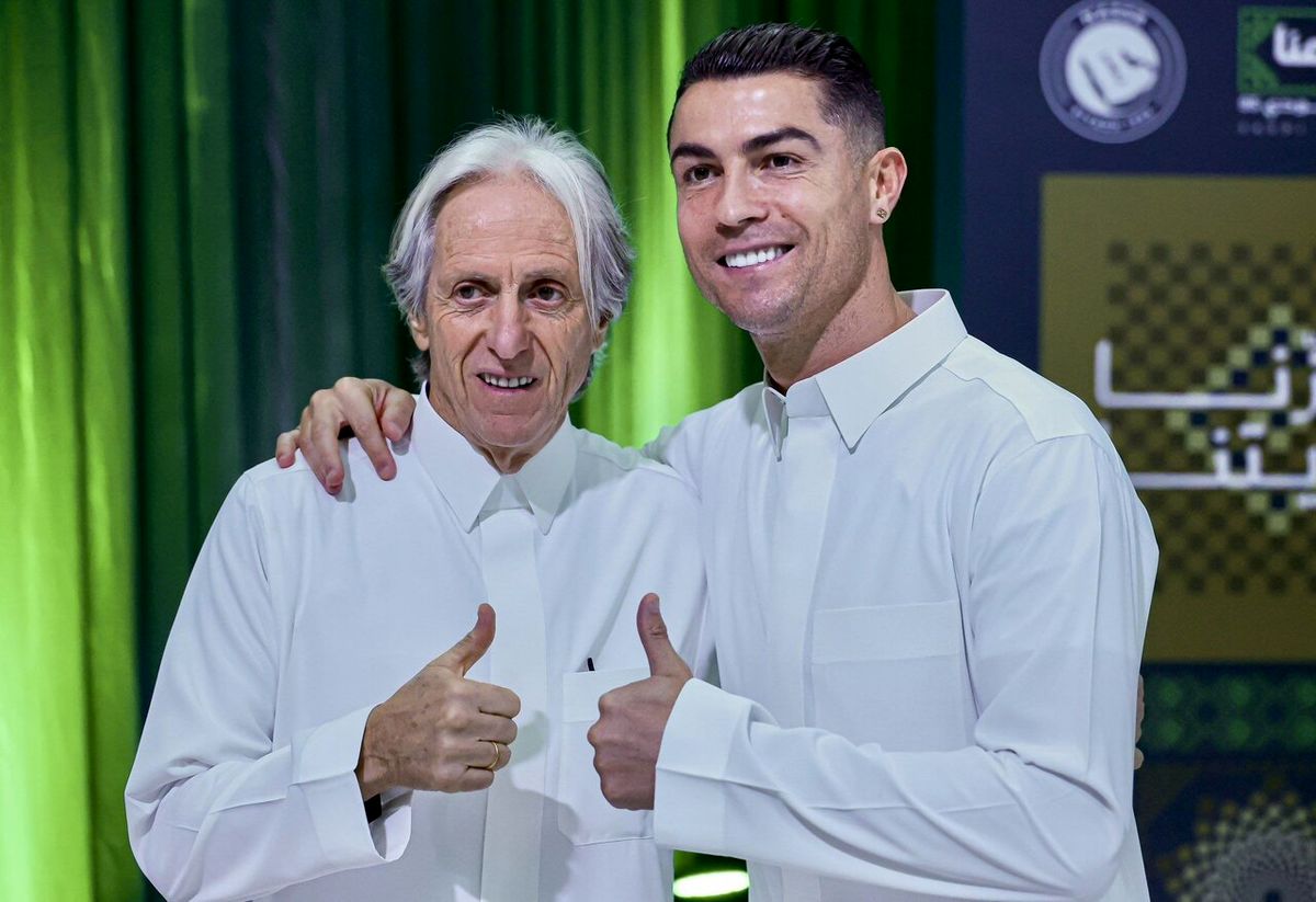 رونالدو در روز ملی عربستان/ عکس 