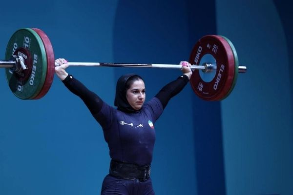 مدال برنز ملی‌پوش وزنه برداری زنان در دوضرب و مجموع