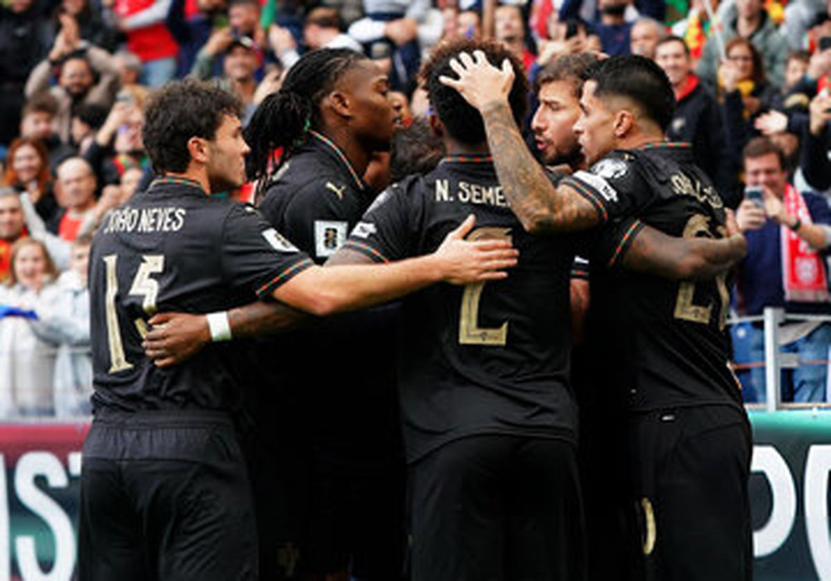 ارمنستان ۱-۹ پرتغال؛ جشن باشکوه صعود به جام جهانی بی رونالدو