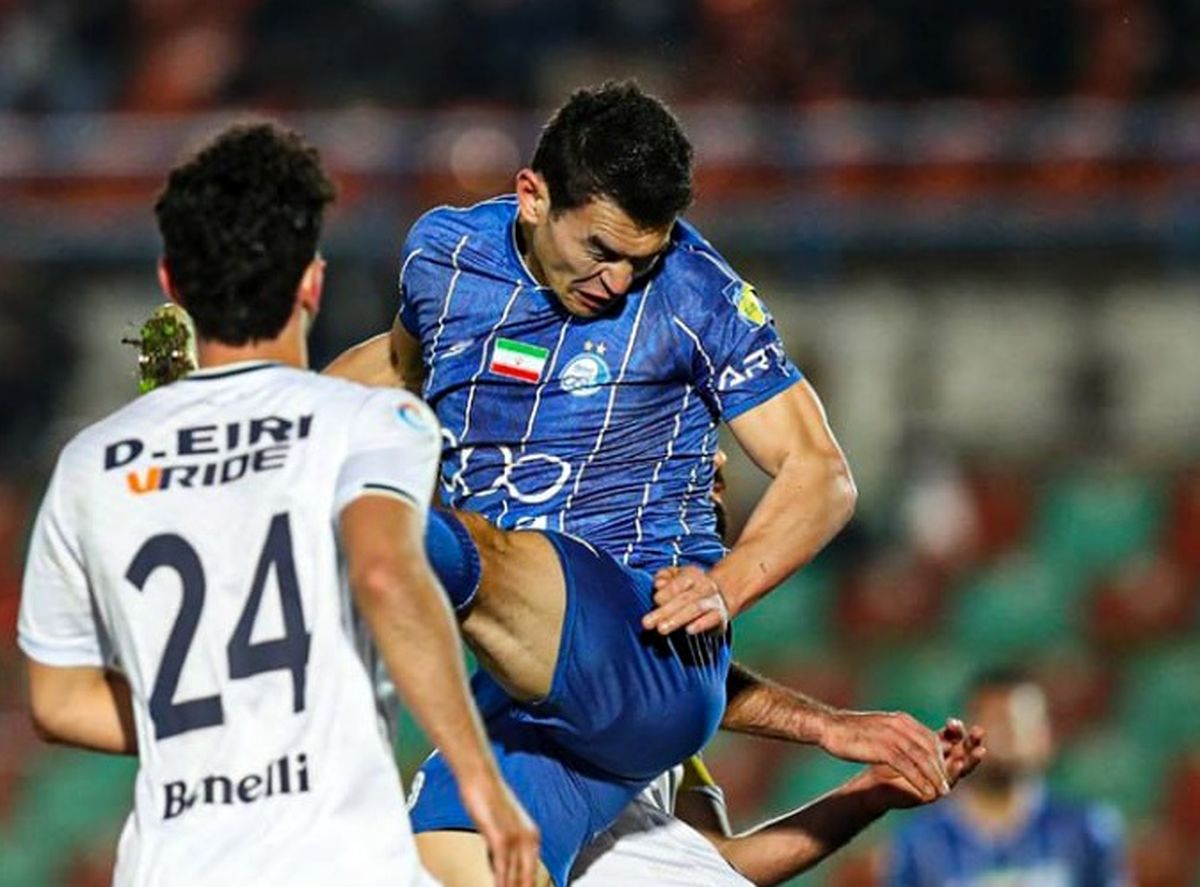 استقلال ۱-۱ ملوان/:توقف بی‌موقع آبی ها در ایستگاه سیزدهم