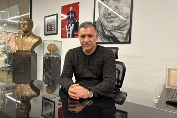 دیدار علی دایی با محبوب‌ترین بازیگر مرد ایران